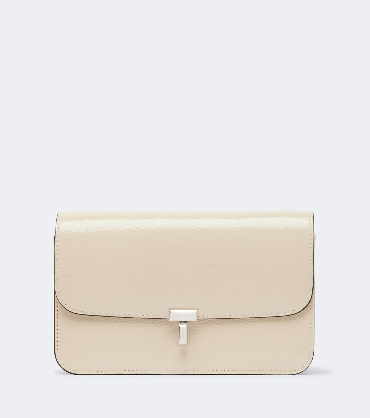 Toteme T-Lock patent leather crossbody bag