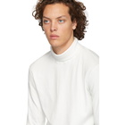 Blue Blue Japan White Slub Cotton Turtleneck