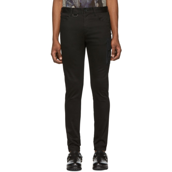 Photo: Undercover Black Twill Cargo Pants