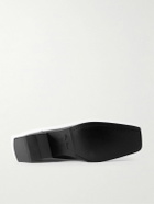 Rick Owens - Waxed-Leather Chelsea Boots - Black
