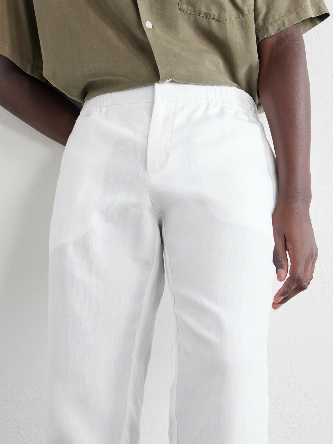 Orlebar Brown - Cornell Straight-Leg Linen Trousers - Neutrals