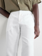 Orlebar Brown - Cornell Straight-Leg Linen Trousers - Neutrals