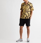 Stüssy - Camp-Collar Printed Voile Shirt - Yellow