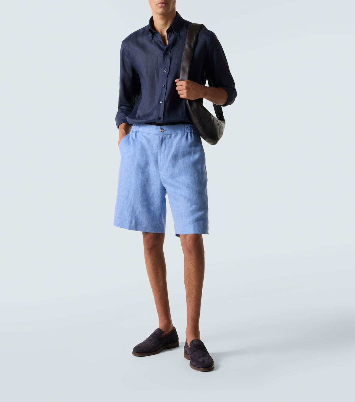 Etro Linen and wool shorts