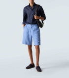 Etro Linen and wool shorts