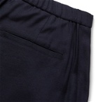 Blue Blue Japan - Wide-Leg Pleated Wool-Blend Trousers - Blue