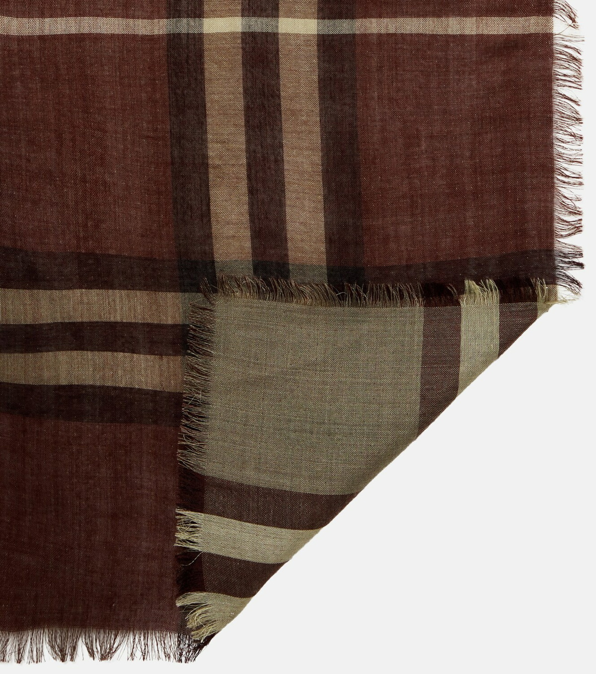 Burberry Burberry Check wool and silk scarf