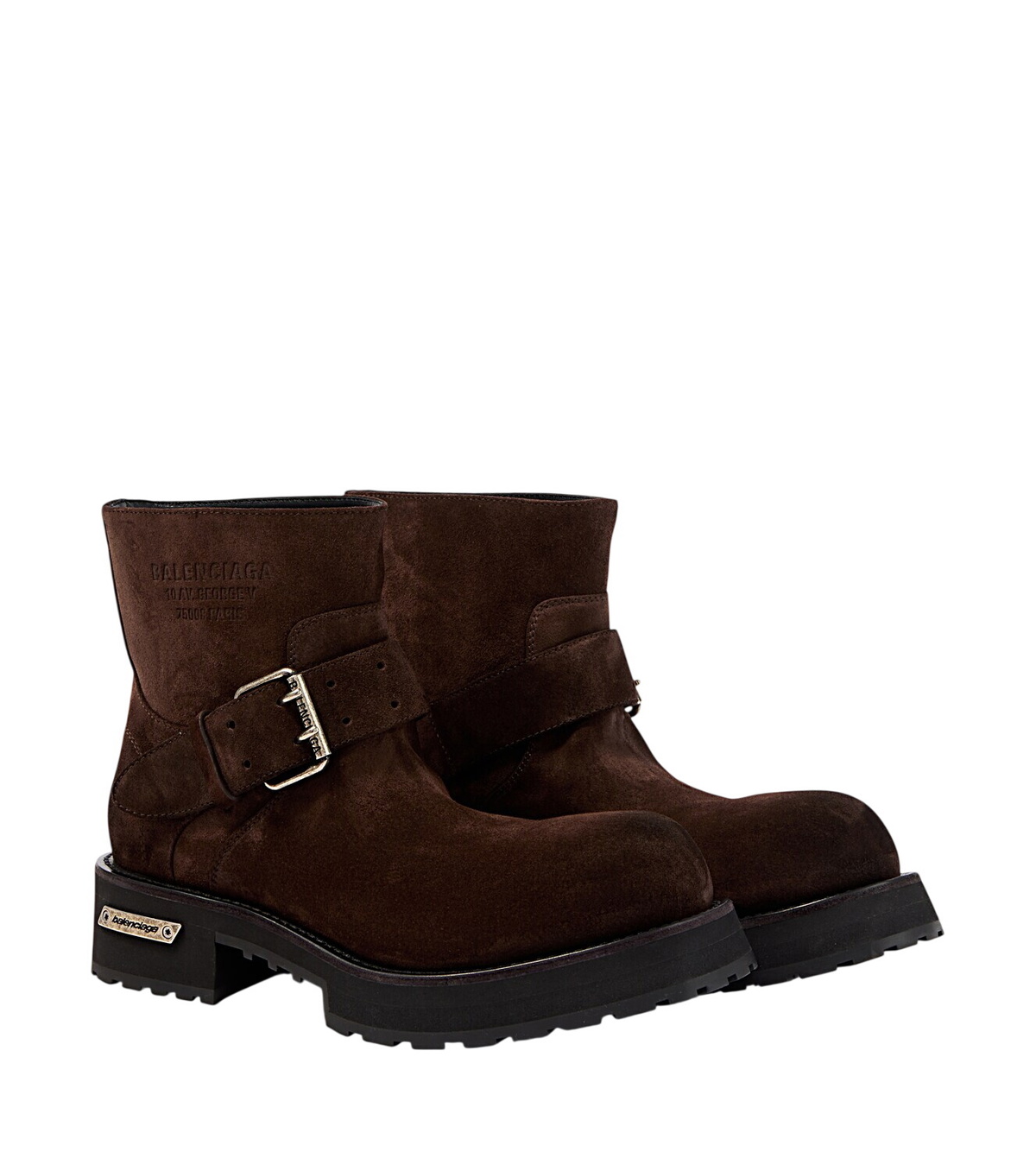 Balenciaga Black Logo Wave Boots Balenciaga
