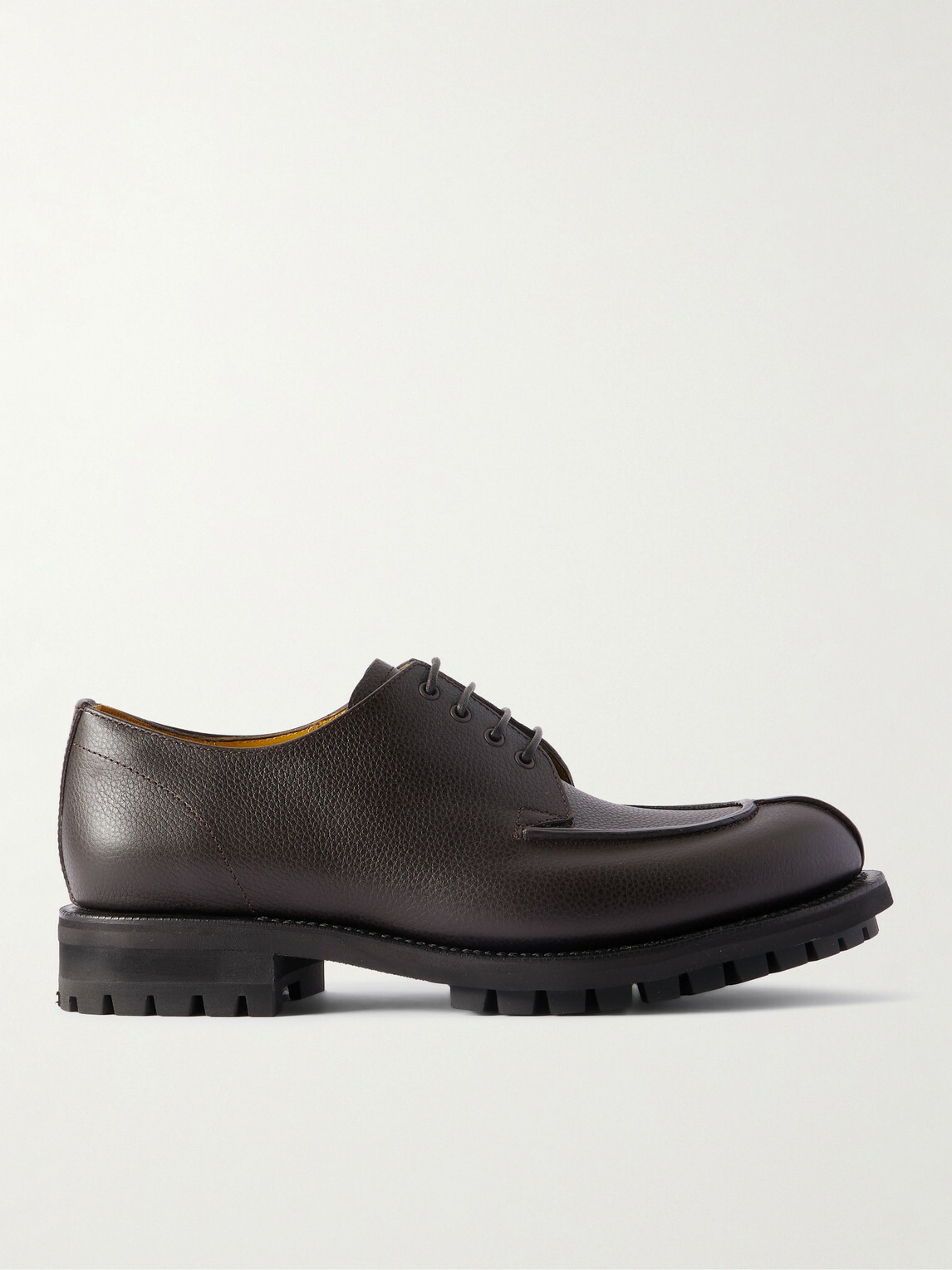 Berluti - New Oslo Full-Grain Leather Derby Shoes - Brown