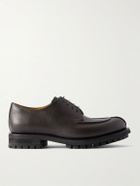 Berluti - New Oslo Full-Grain Leather Derby Shoes - Brown