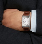 Jaeger-LeCoultre - Reverso Classic Large Duoface Hand-Wound 28mm Stainless Steel and Leather Watch, Ref. No. Q3848422 - Silver