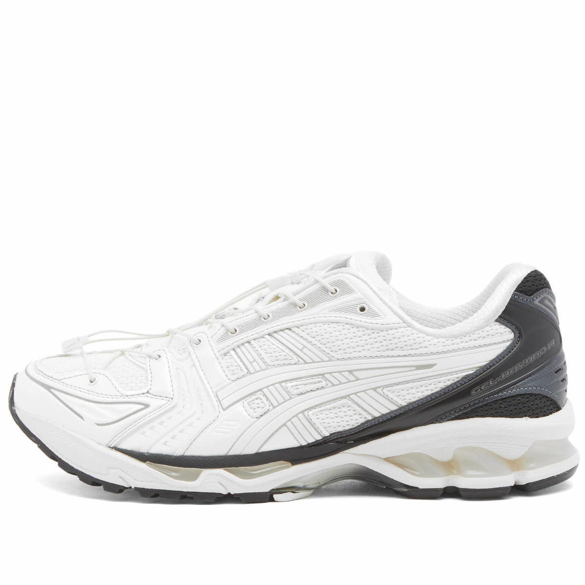 White top asics earrings