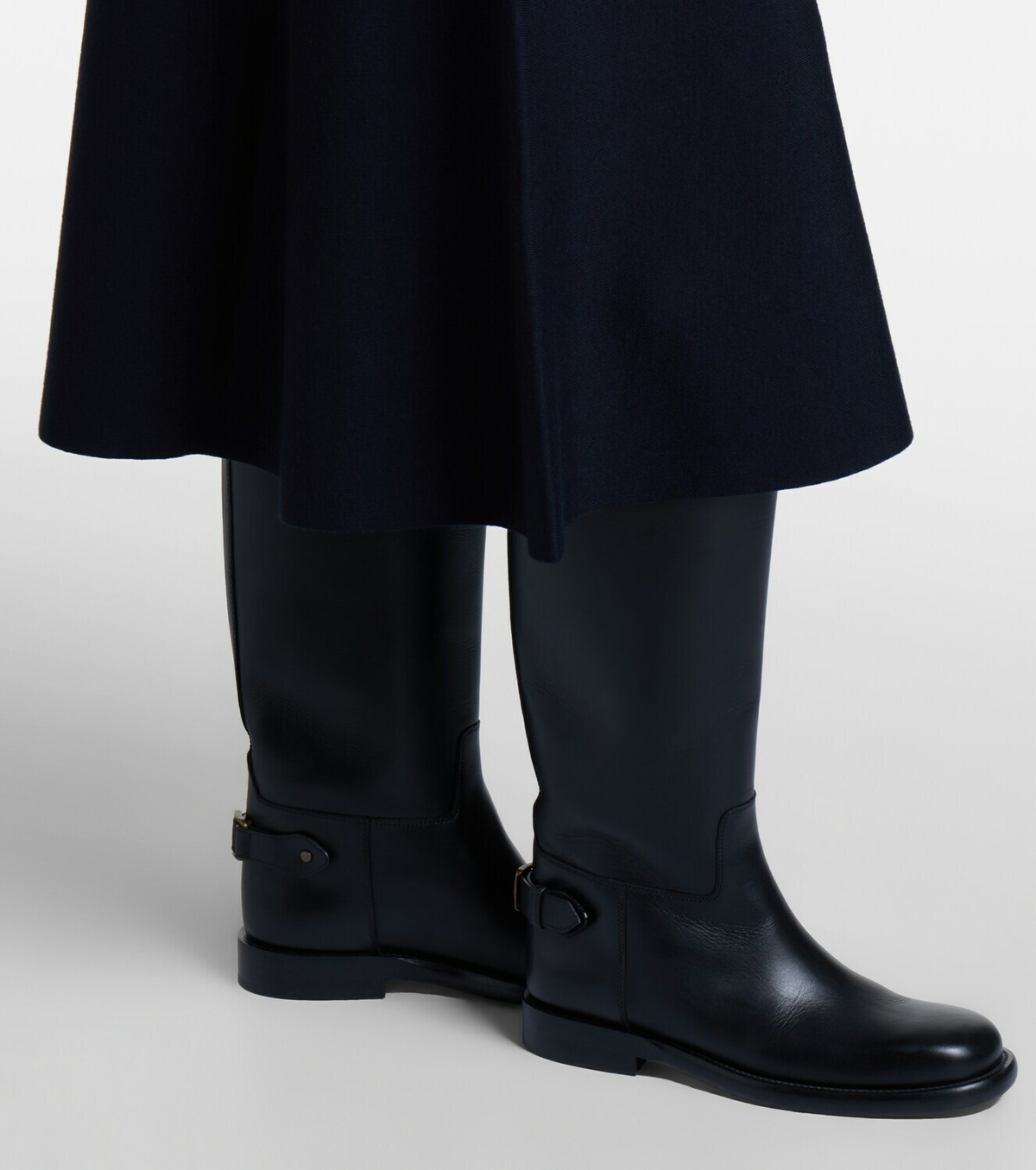Moncler Wool-blend midi skirt