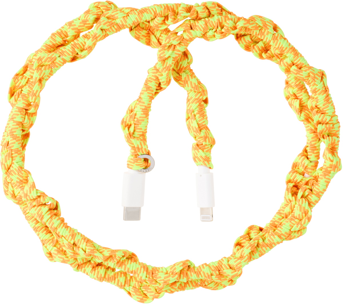Bless Yellow Reflexic Elastic Charger Cable