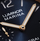 Panerai - Luminor Marina Sole Blu Automatic 44mm Goldtech and Alligator Watch, Ref. No. PAM01112 - Blue