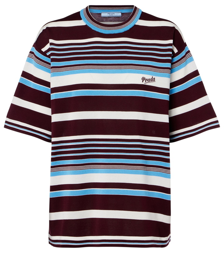 Photo: Prada Striped cotton T-shirt