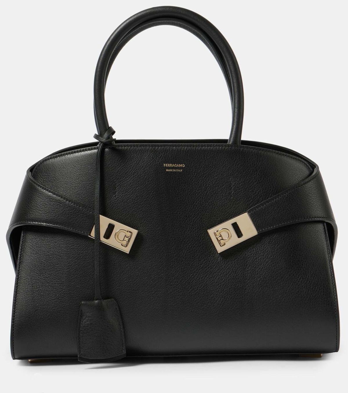 Ferragamo Hug Small leather tote bag Salvatore Ferragamo