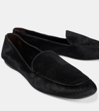 Khaite Monroe calf hair loafers