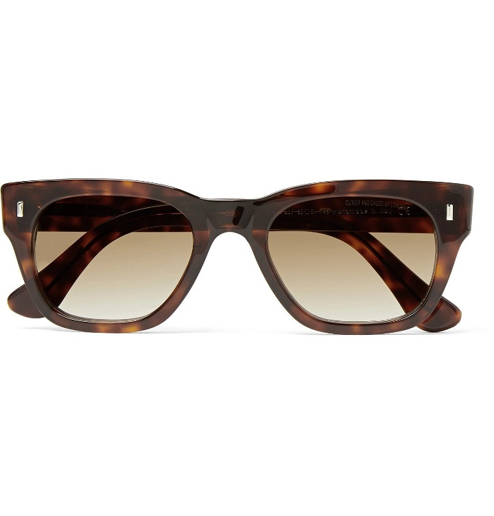 Photo: CUTLER AND GROSS - Square-Frame Tortoiseshell Acetate Sunglasses - Tortoiseshell