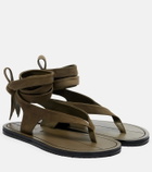 A.Emery Elmer suede thong sandals