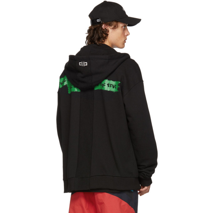 D by D Black Raw Cut Hoodie