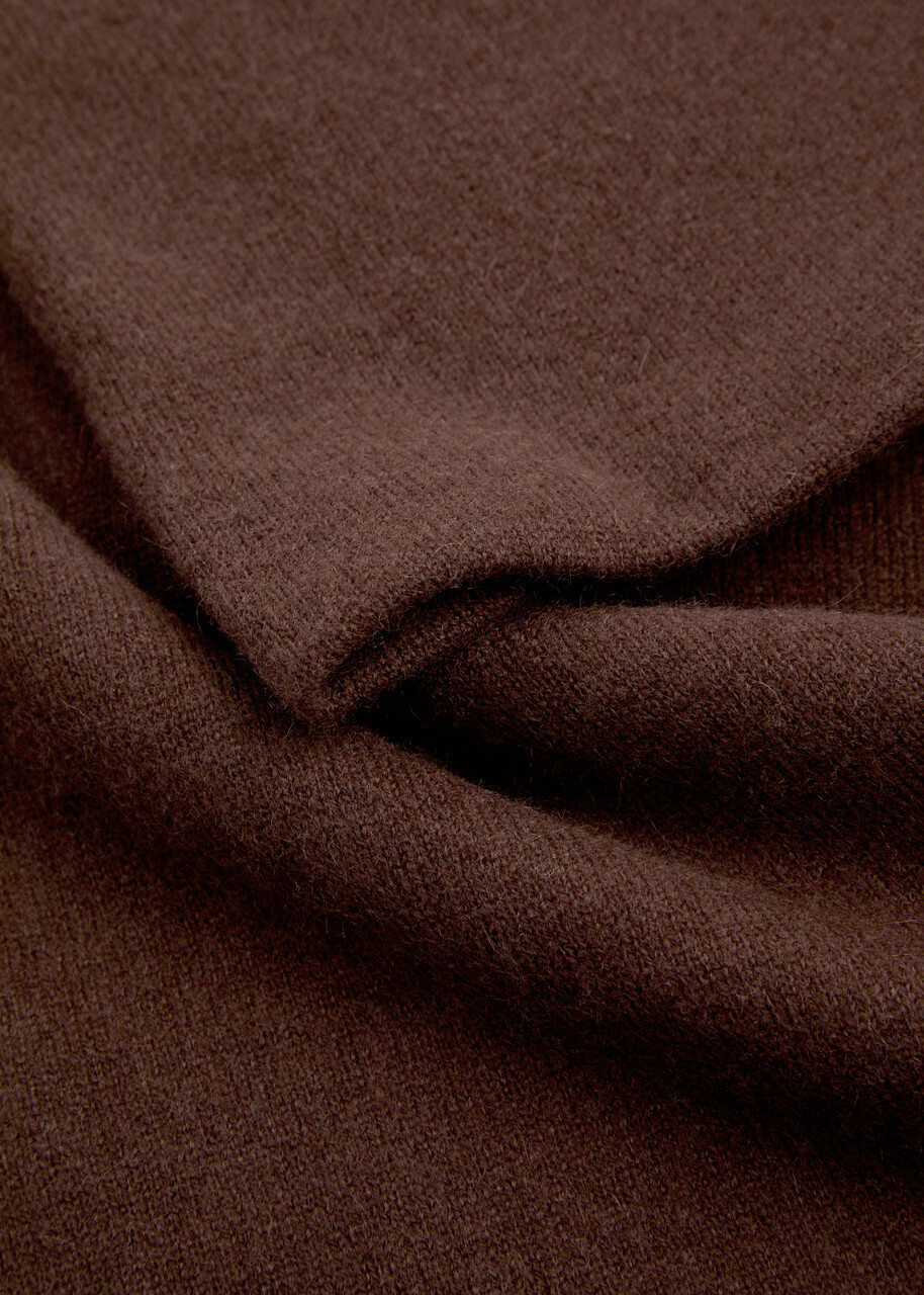 Loop Cashmere Lofty Blanket Cashmere Scarf - Brown - One Size