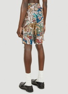 Endless Joy Abstract Motif Board Shorts