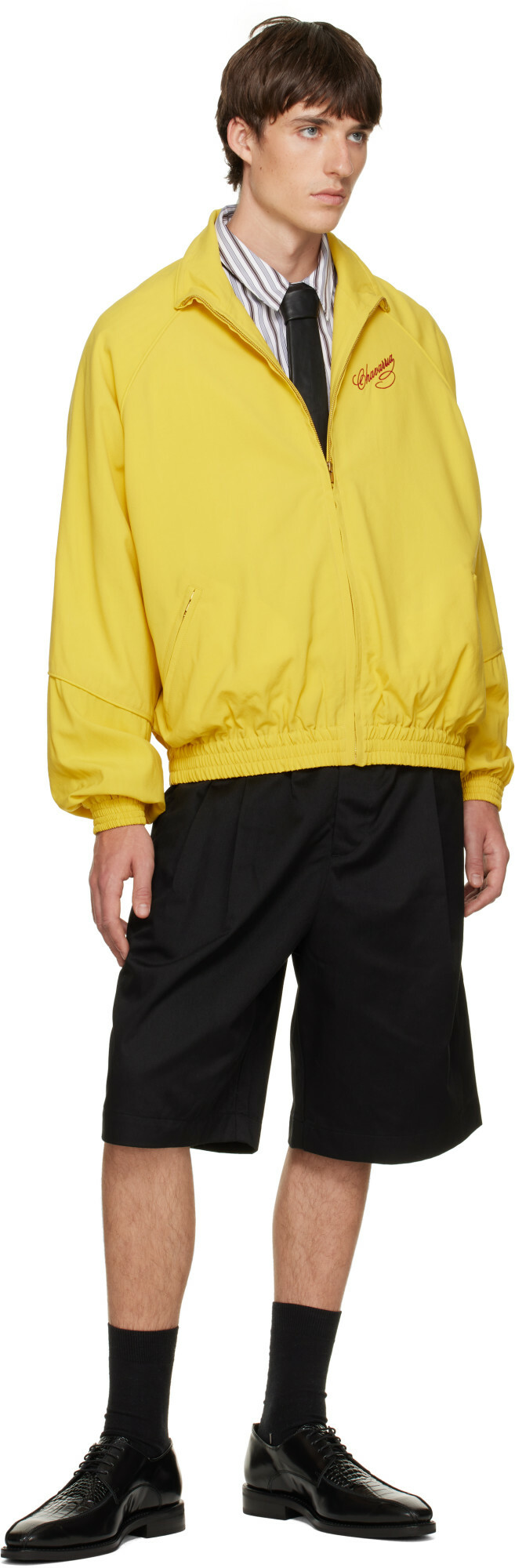 WILLY CHAVARRIA Yellow Ruff Rider Track Jacket