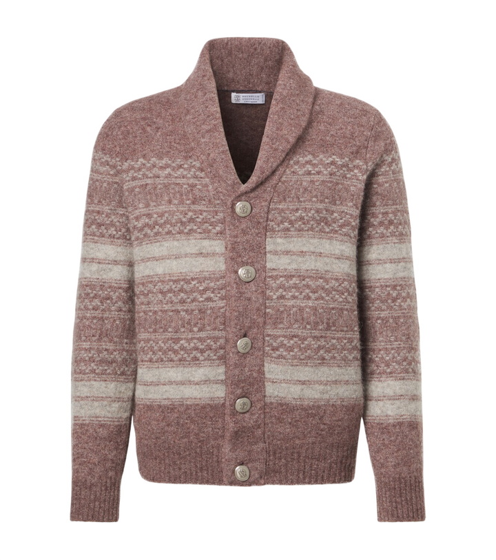 Photo: Brunello Cucinelli Alpaca, cashmere, and wool-blend cardigan