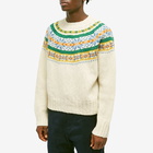 Howlin by Morrison Men's Howlin' Living In The Light Fairisle Knit in Ecru