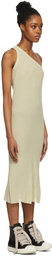 Rick Owens Beige Anthem Tank Dress