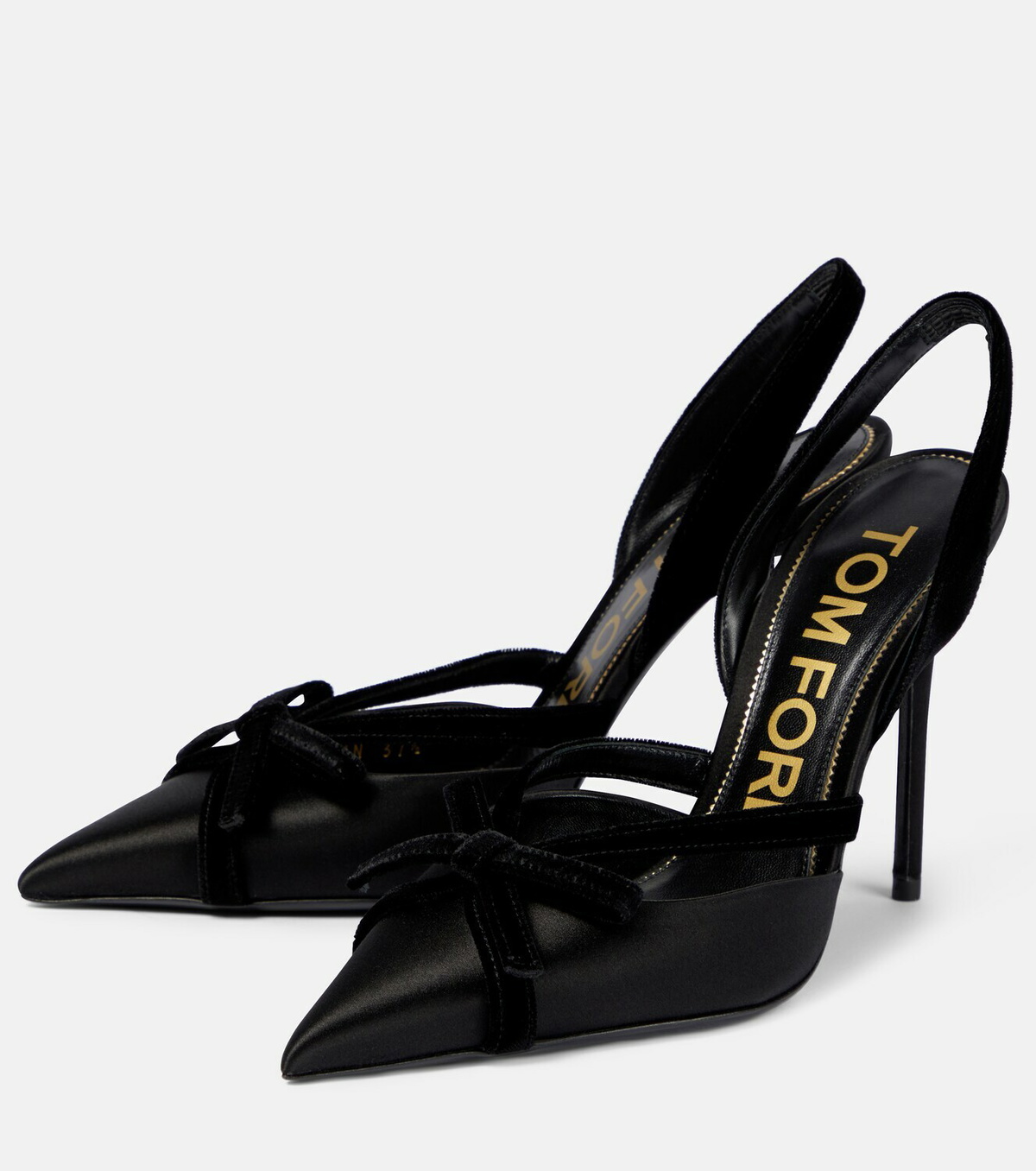 Tom Ford Slingback satin pumps