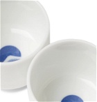 BY JAPAN - Beams Logo-Print Ceramic Sake Set - White