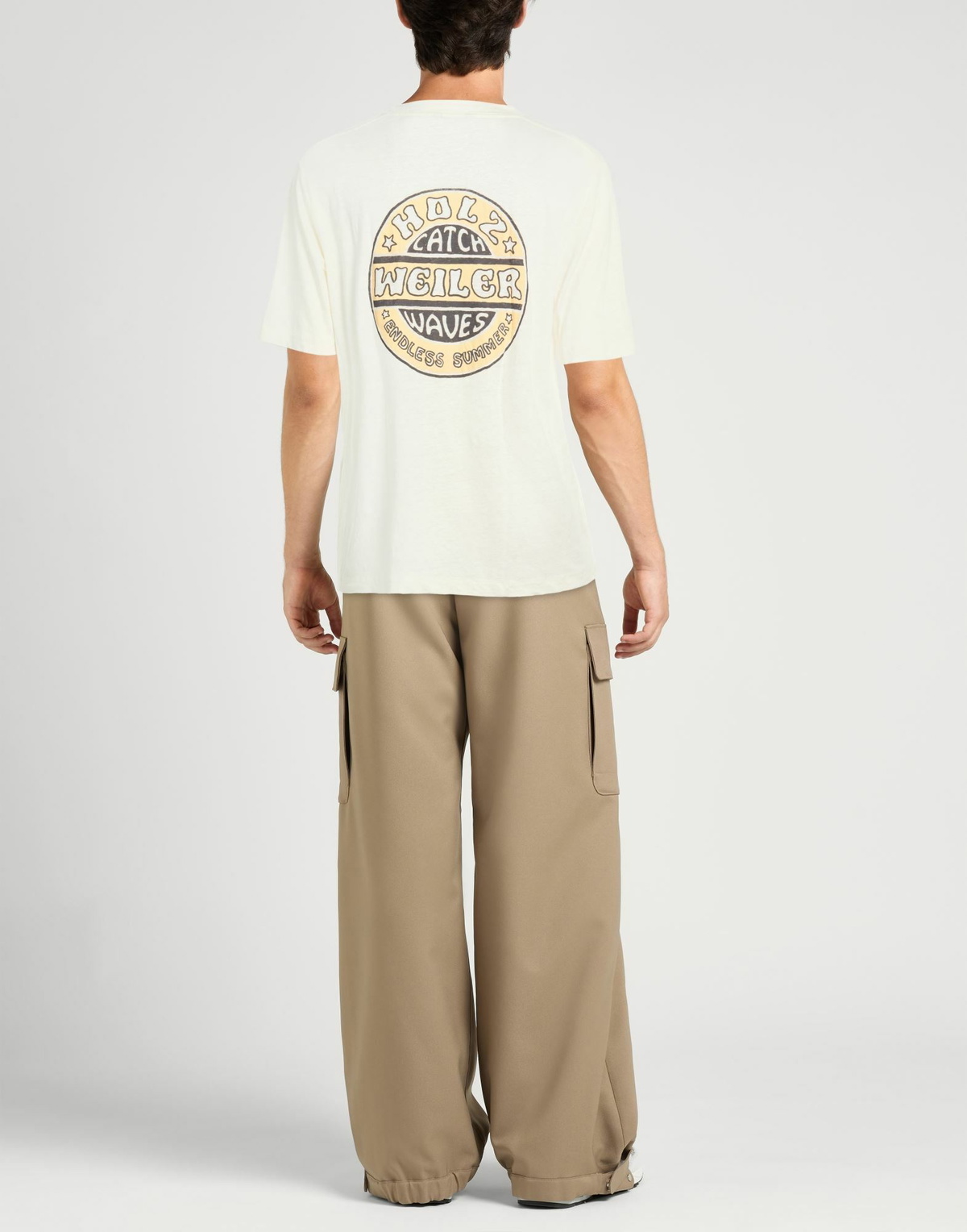 Holzweiler Mens T-shirt Ivory
