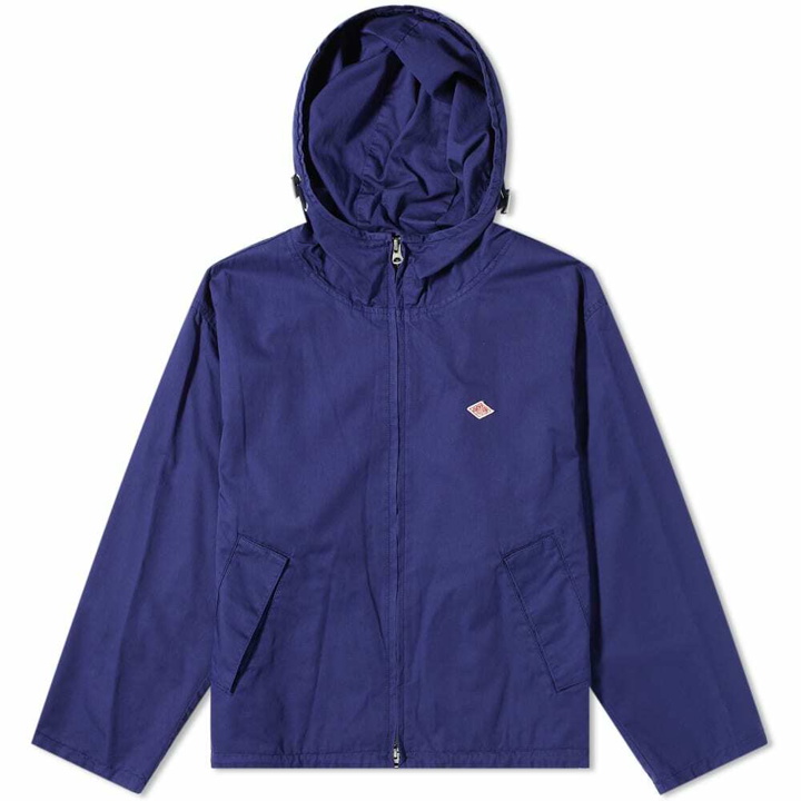 Photo: Danton Men's Full Zip Hooded Blouson in French Blue