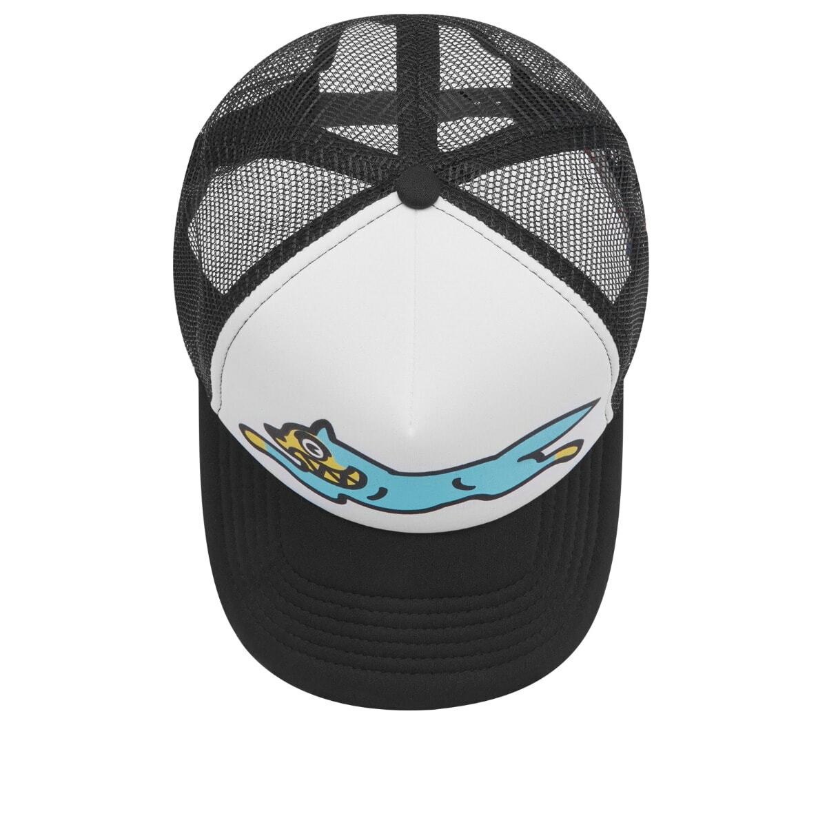 ICECREAM Men's Running Dog Trucker Cap in Black ICECREAM