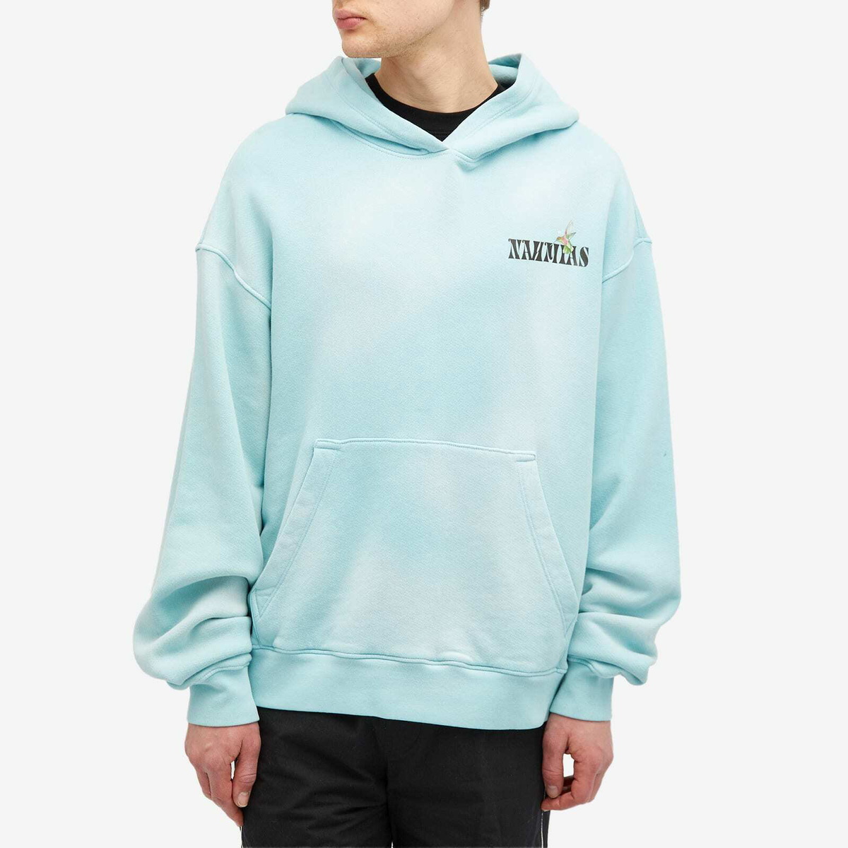 Nahmias Men's Hummingbird Hoodie in Faded Marine Blue