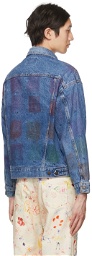Collina Strada SSENSE Exclusive Blue Denim Jacket
