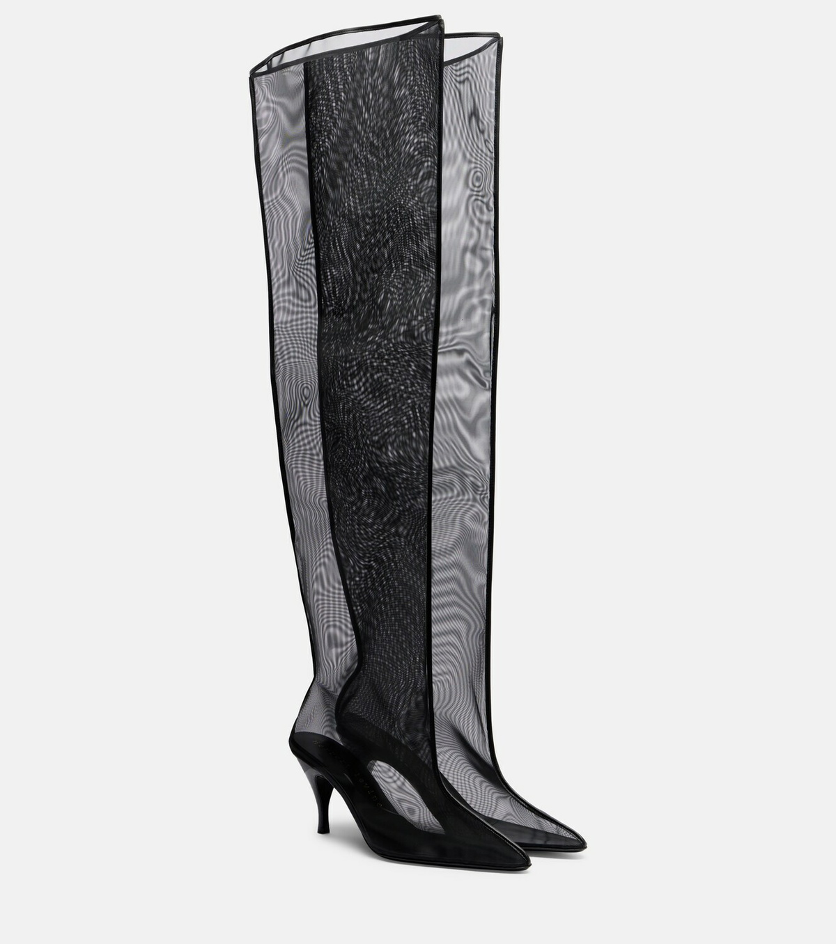 Herbert Levine Drawing A Blank 85 mesh knee-high boots