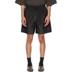 Fear of God Black Nylon Taffeta Padded Sport Shorts