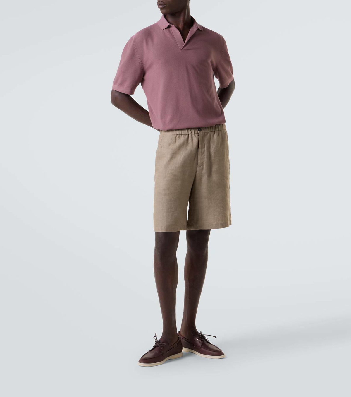 Loro Piana Sea-Sail Walk leather boat shoes
