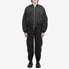 Alexander McQueen Men's MA-1 Bomber Jacket in Black