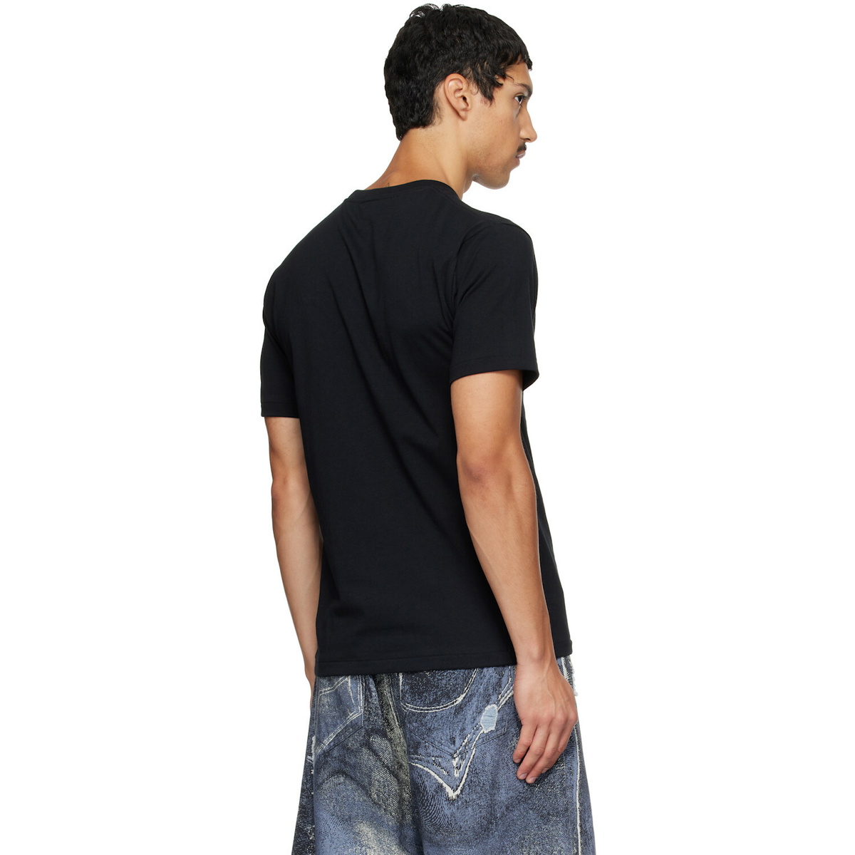 BAPE Black ABC Camo College T-shirt