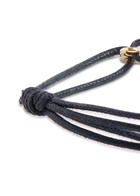 Aliita Llavecita Brillante Embellished Cord Bracelet - Dark Blue - One Size