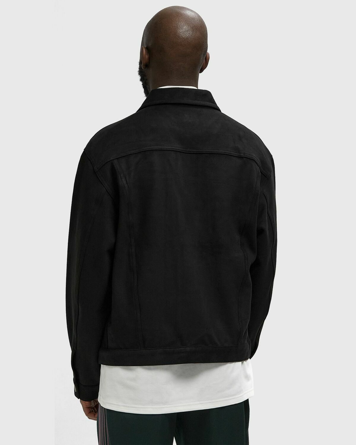 Needles Penny Jean Jacket - Synthetic Suede Black Mens Overshirt
