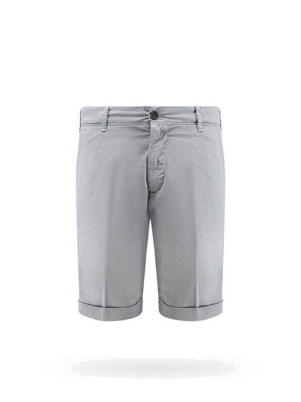 Photo: Nugnes 1920 Grey Bermuda Shorts Mens Bermuda Short