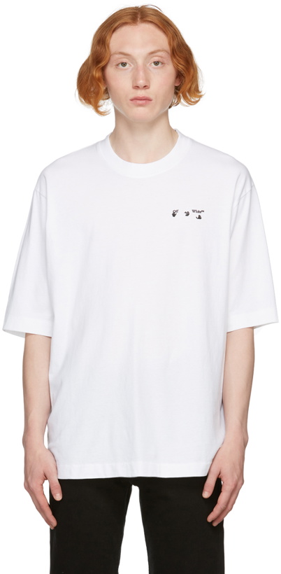 Photo: Off-White White Logo Skate T-Shirt