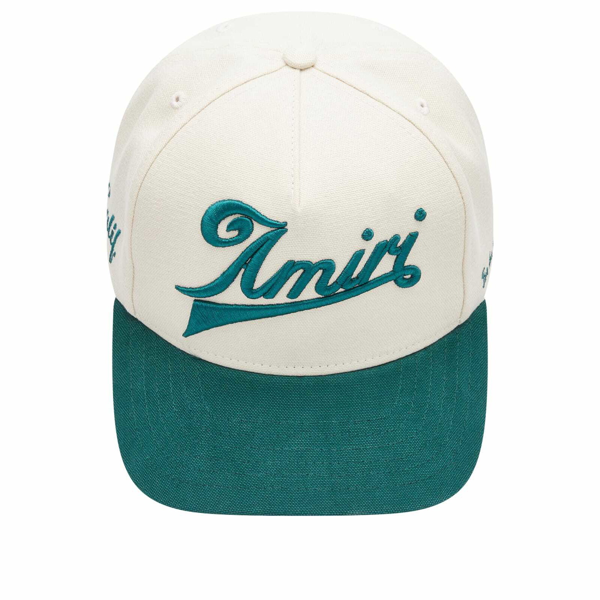 AMIRI Men's Two Tone Canvas Hat in Evergreen 