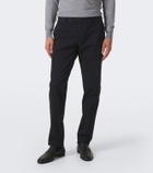 Lardini Cotton-blend slim pants