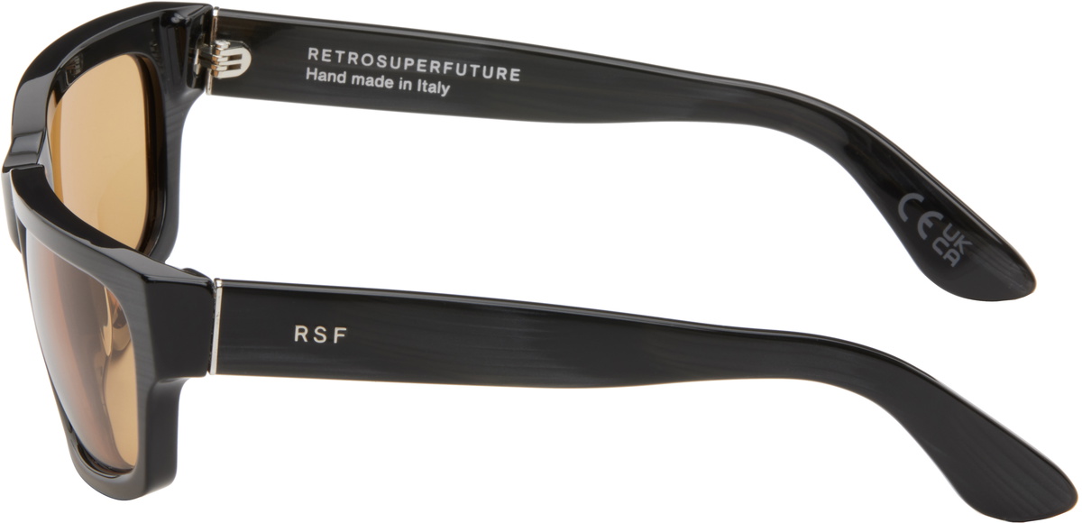 RETROSUPERFUTURE Black & Gray Thelonius Sunglasses